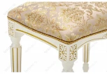 Банкетка Woodville Беттино патина золото / бежевый 309319