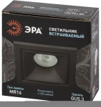 Точечный светильник ЭРА KL101 BK