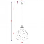 Подвесной светильник Divinare Denton 1736/17 SP-1
