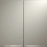 Проходной переключатель двухклавишный с подсветкой (кашемир) Voltum S70 VLS020403