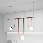 Комплект ременной трековой системы Belty на штанге Rod Denkirs Belty Set DK55SET07-01-BR (LED, 48V, шарики)