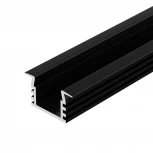 Профиль PDS-F-2000 ANOD Black (Алюминий) 017642 Arlight