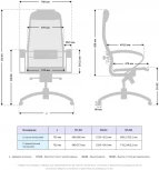 Офисное кресло Метта Samurai S-1.04 MPES Синий/Черный/Синий