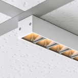 Линейный потолочный светильник LED прямоугольный SNAP-STARLINE-LASER-S600-13W Warm3000 (WH-BK, 80 deg, 48V) (Arlight, IP40 Металл) 031570