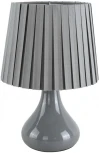 Настольная лампа Lumion Naina 8184/1T серый, керамика/текстиль E14 1*40W 220V (выключатель)