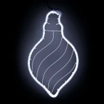 Светодиодная Фигура Шар 24 x 42 см Белая, Гибкий Неон и Акрилайт, IP54 Laitcom HFS1-2W