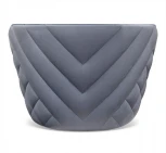 Стул барный Sheffilton SHT-ST36-3/S80 нейтральный серый/темный орех/черный