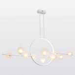 Потолочная люстра на штанге, светодиодная Lussole Beaumont LSP-7074 (220V, шарики, кольцо, IP21)