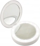 Зеркало с подсветкой Uniel ULK-F70 2AAA WHITE (LED, выключатель, круглые)