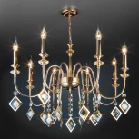 Подвесная люстра Eurosvet Telao 10120/8 золото