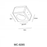 Встраиваемый точечный светильник Arte Lamp Invisible A9285PL-1WH (220V)