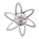 Потолочная люстра Natali Kovaltseva HIGH-TECH LED LAMPS 82008 (регулировка яркости, 220V, пульт управления, умный дом - LampSmart, цветы)