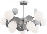Потолочная люстра на штанге Freya Satellite FR5165PL-10S (220V, шарики)