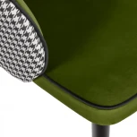 Стул Paola зеленый с жаккардом Bradex Home RF 0258