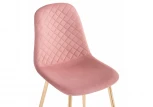Стул на металлокаркасе dabl pink / gold