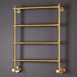 Полотенцесушитель водяной Margaroli Sole 370-442-4 золото
