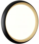 Настенно-потолочный светильник Sonex Tofiq Black 7651/DL PALE SN пластик/черный/золотой LED 48Вт 4000К D380 IP43 (220V, круглые)