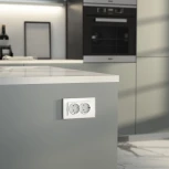 Розетка двойная с заземлением (белый матовый) Werkel W1172061 (a062410)