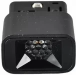 Трековый магнитный светильник с антибликовой решеткой 48V iLedex Vision48/22 4822-018-L36-2W-24DG-4000K-BK