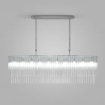 Подвесная люстра Wi-Fi на штанге Bogate's Allure 487/10 (220V, управление смартфоном, голосовое управление, умный дом - Minimir Home, Алиса, Маруся, Салют)