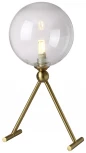 Интерьерная настольная лампа Crystal Lux Andres LG1 BRONZE/TRANSPARENTE