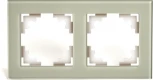 Рамка на 2 поста (дымчатый) Stekker Катрин 49033