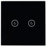 Выключатель сенсорный SWT-OMALI-S02-ZB-BK (250V, 10A, Zigbee) (Arlight, Стекло) 050040