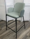 Полубарный стул M-City NYX (H=65cm) VF113 светлая мята / VF115 серо-зеленый