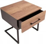 Тумба прикроватная R-Home Loft Дуб табак/Графит