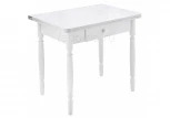 Стол Woodville Брентон с ящиком белый 319902