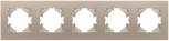 Рамка пластиковая FRM-PERIO-PL-5-GD (Arlight) 049765