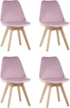 Стул FRANKFURT велюр розовый 4 шт. Stool Group (арт.УТ000036620)