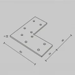 Соединитель угловой для накладного шинопровода Gravity Maytoni Accessories for tracks Gravity TRA010CL-21