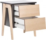 Тумбочка "Сканди" 2 ящ. 2500000094385 Leset