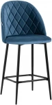 Стул полубарный Stool Group Марсель велюр пыльно-синий УТ000025272