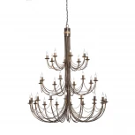 Подвесная большая люстра Vitaluce V1804-7/16+8+8 (220V, на цепи, свеча)