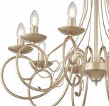 Подвесная люстра Arte Milano AM349159 349159/10 CG (220V, на цепи, подсвечник, свеча)