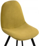 Стул Агот горчичный / черный каркас 464862 Woodville