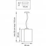 Подвесной светильник Lightstar Nubi Legno 802115 (220V, на тросе)
