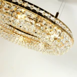 Подвесная люстра Favourite Monilibus 4015-8P (220V, хрусталь, на тросе, круглые)