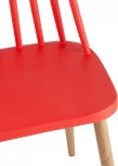 Стул Морган пластиковый красный 4 шт Stool Group арт.УТ000037493