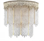 Бра Odeon Light Cleo 5091/20WL золотой/прозрачный/стекло LED 20W 3700K (220V)