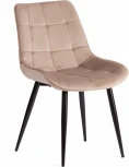 Обеденный стул Tetchair ABRUZZO (Металл,Вельвет/Бежевый,Черный) 20436