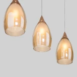 Подвесной светильник Eurosvet Cosmic 50285/3 золото (220V, на проводе)