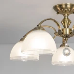 Потолочная люстра на штанге Citilux Франческа CL417153 (220V, хрусталь, подвески)