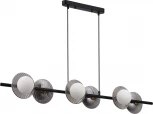 Подвесной светильник ST Luce Noon SL1521.403.06 Черный/Дымчатый, Белый G9 6*5W 4000K (220V, на проводе)