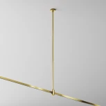 Крепление потолочное Long одинарное 760мм Flarity латунь Maytoni Accessories for tracks Flarity TRA159С-SL1-BS (24V)