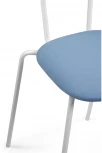Полубарный стул Woodville Коумо катания дасти блю / белый матовый 516476