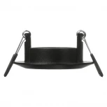 Встраиваемый светильник под лампу MR11 с цоколем GU10 черный Wolta Acento WDL-MR11/02BL-R