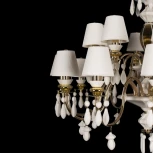 Подвесная люстра ярусная Loft It Grace 10203/12+8 White (220V, подвески, на цепи)